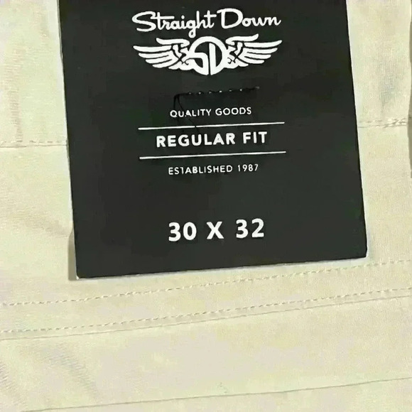 NWT Straight Down Hero Pants Size 30/32 Stone Golf Performance Athletic Fit $160 - Picture 6 of 10